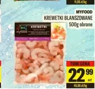 Blanszowane krewetki Myfood