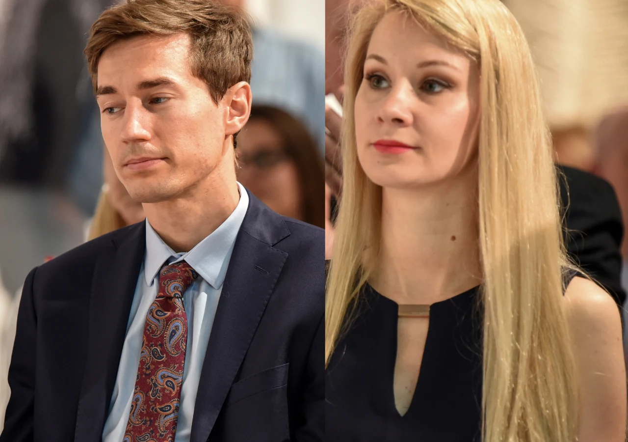 Kamil Stoch z żoną Ewą Bilan-Stoch. Kamil Stoch z żoną Ewą Bilan-Stoch.