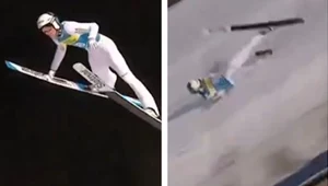 Domen Prevc zaliczył poważnie wyglądający upadek w Lillehammer