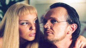 Agnieszka Włodarczyk i Cezary Pazura w filmie "E=mc2"