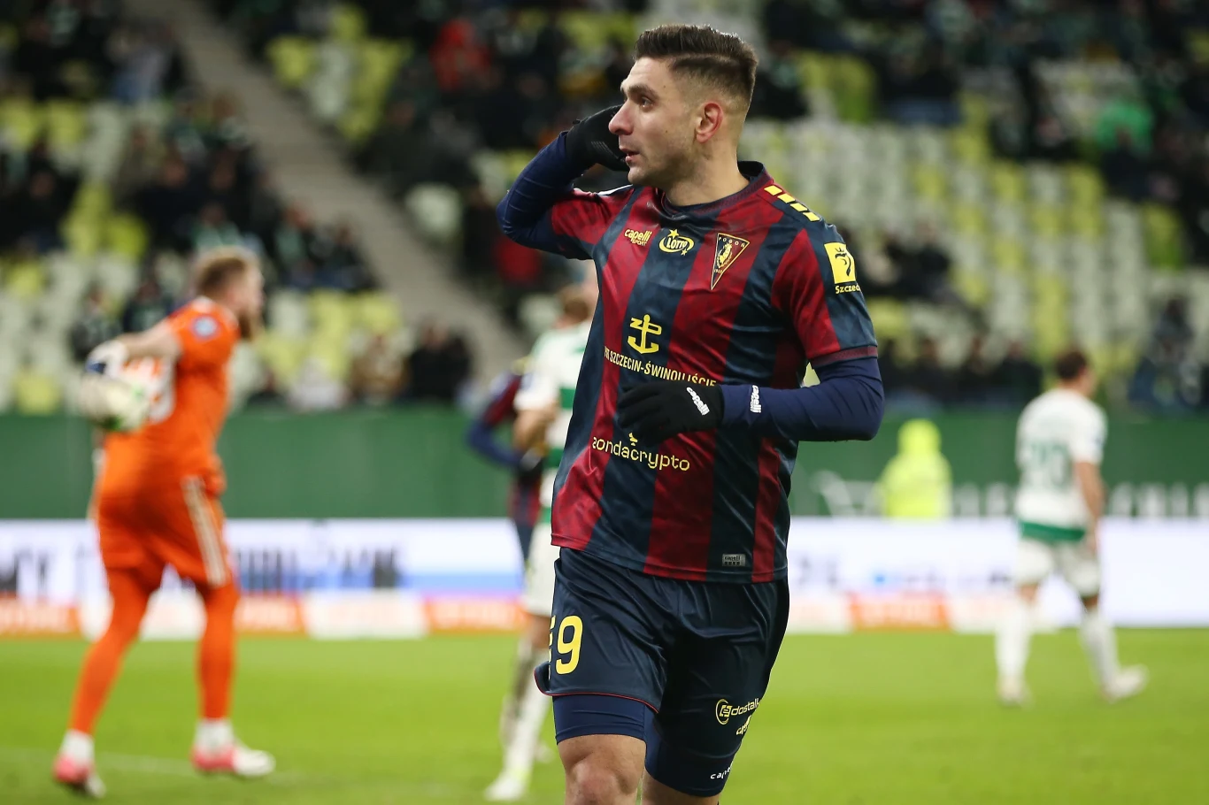 Efthymis Koulouris zdobył hat-tricka dla Pogoni Szczecin w meczu z Lechią w Gdańsku Efthymis Koulouris zdobył hat-tricka dla Pogoni Szczecin w meczu z Lechią w Gdańsku