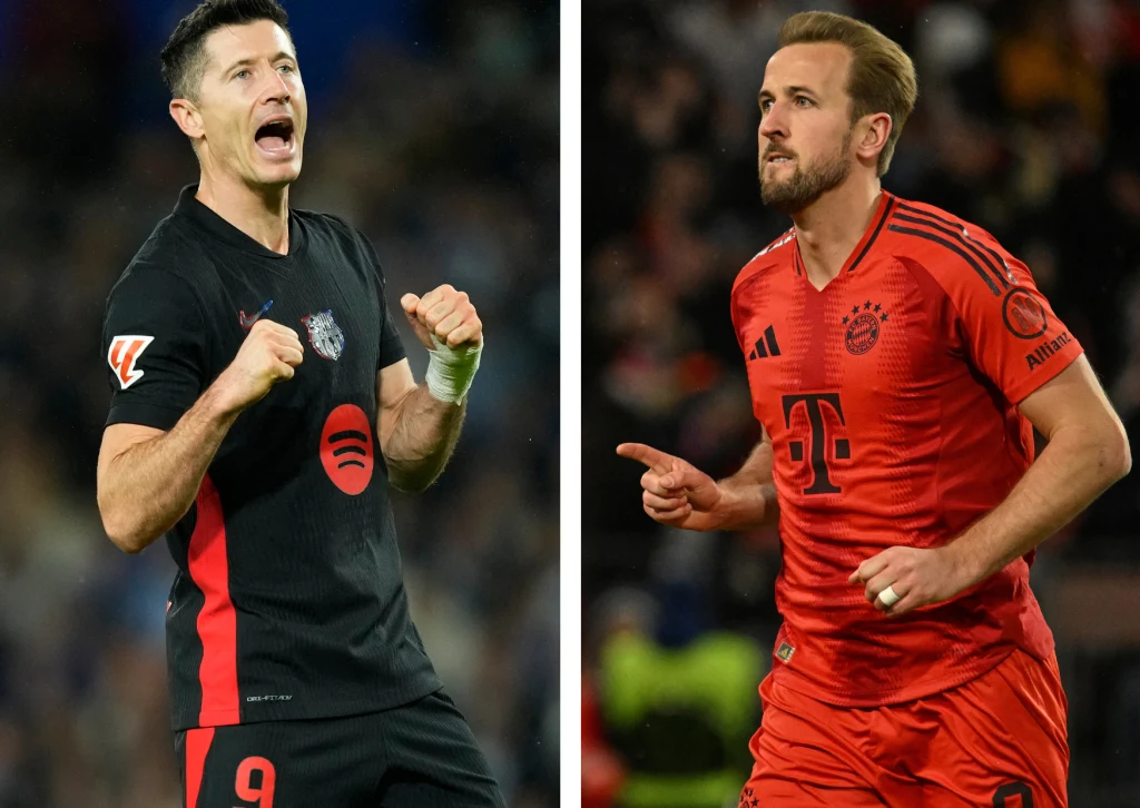 Robert Lewandowski i Harry Kane Robert Lewandowski i Harry Kane