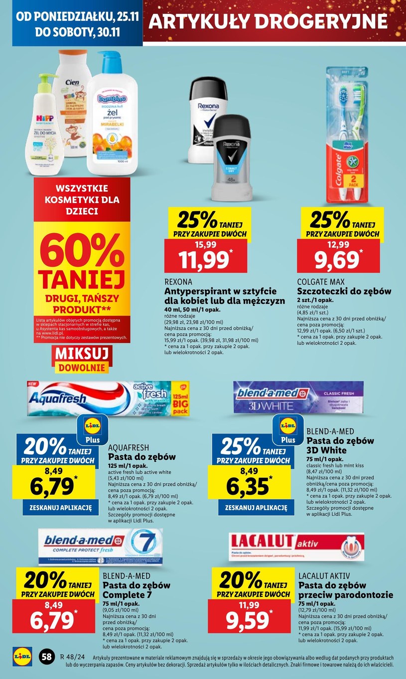 Gazetka: Black Week - Lidl - strona 62