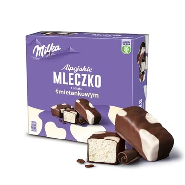 Milka Alpejskie Mleczko Pianka o smaku śmietankowym 330 g - 0