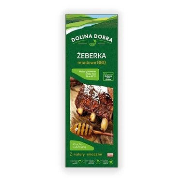 Dolina Dobra Żeberka miodowe BBQ 730 g - 0