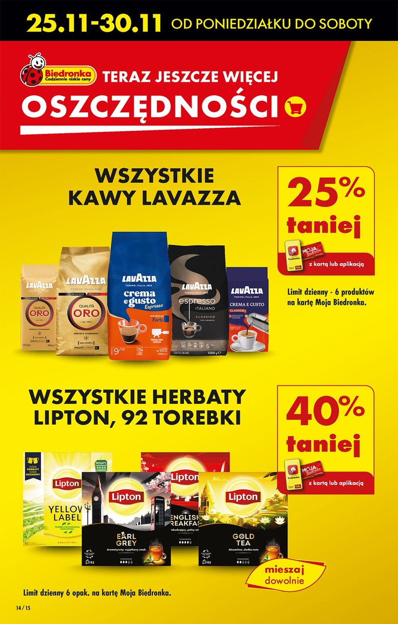 Gazetka: Olbrzymie promocje w Biedronce    - strona 14