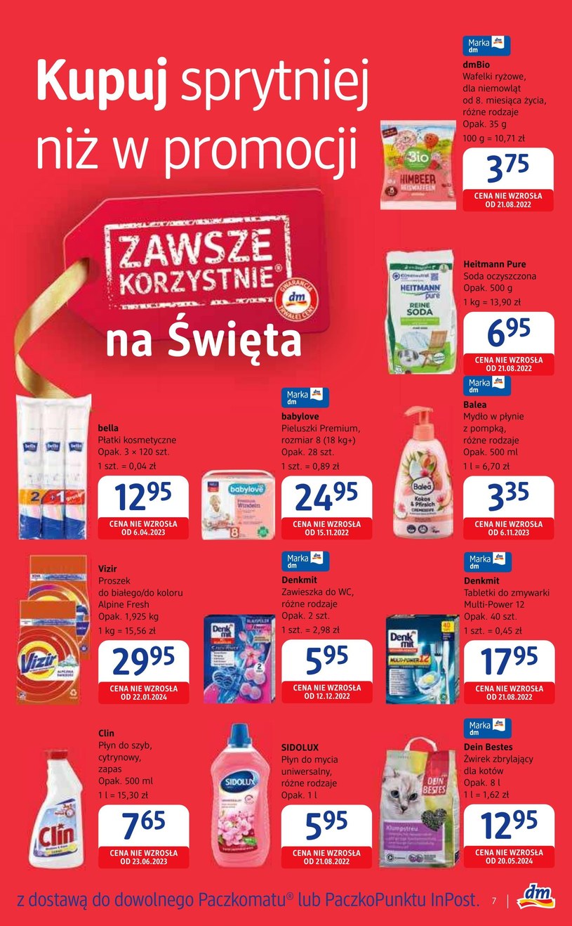 Gazetka: Zawsze korzystnie na Święta! - Dogerie dm - strona 7