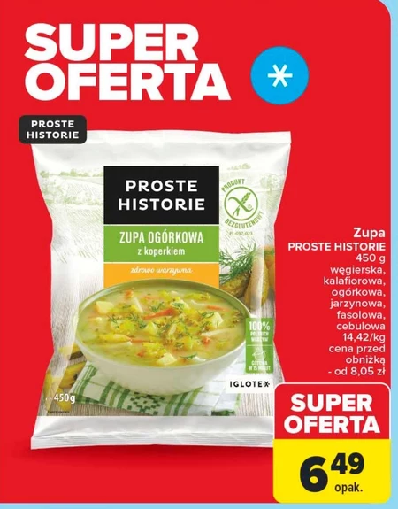 Proste Historie Zupa ogórkowa z koperkiem 450 g