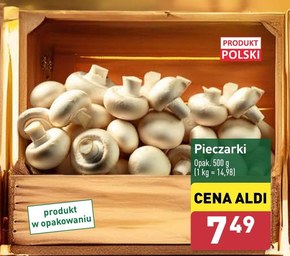 Pieczarki Aldi niska cena