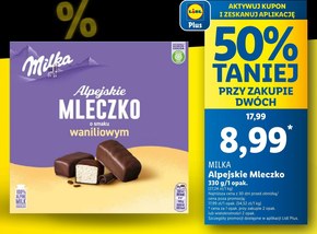 Milka Alpejskie Mleczko Pianka o smaku waniliowym 330 g niska cena