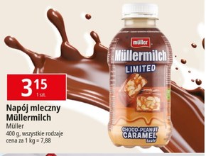 Müller Müllermilch Napój mleczny o smaku czekoladowym 400 g niska cena