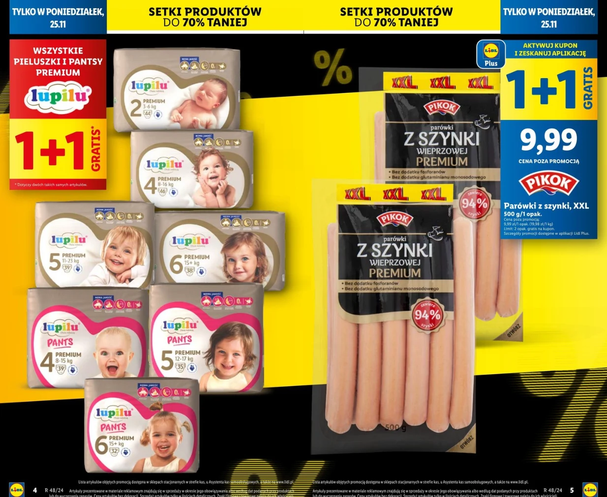 Poniedziałkowe oferty na Black Week w Lidlu