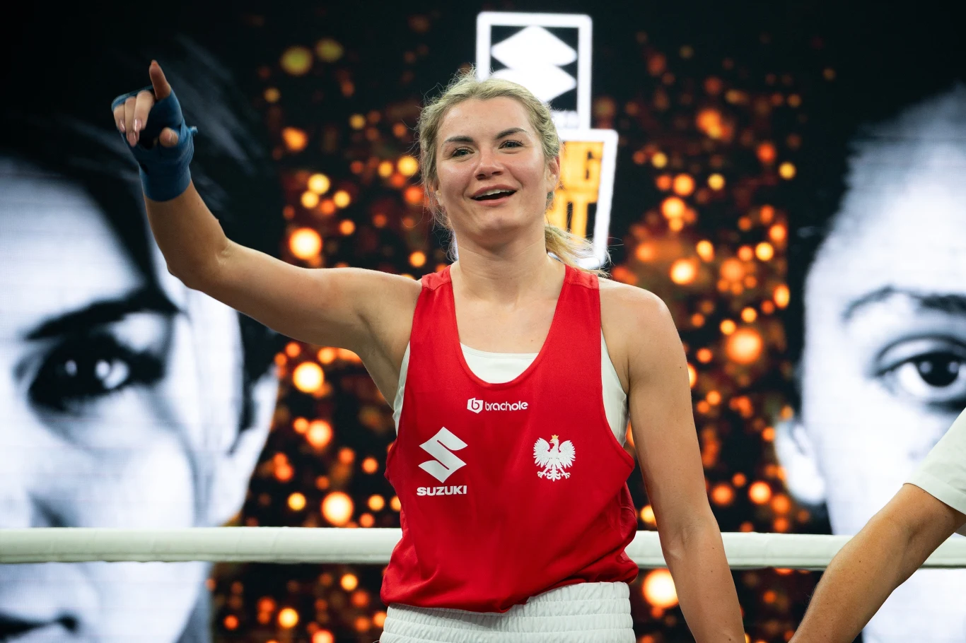 Aneta Rygielska podczas Suzuki Boxing Night 31 w Krakowie