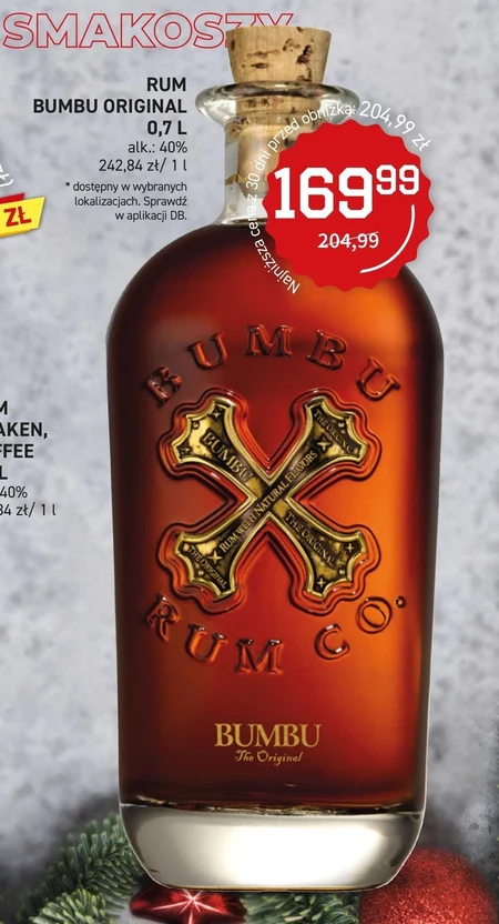 Bumbu The Original Napój spirytusowy 700 ml