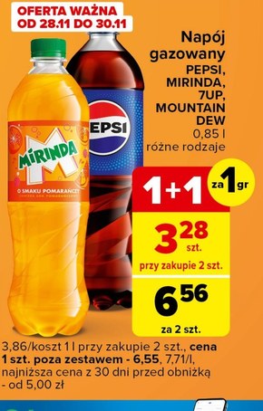 Pepsi-Cola Napój gazowany 0,85 l niska cena