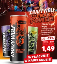 Енергетичний напій Crazy Wolf