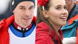 Piotr Żyła i Marcelina Ziętek