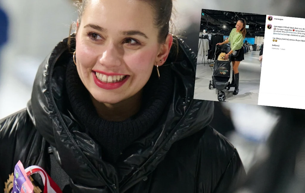 Marcelina Ziętek reklamuje wózek /https://www.instagram.com/marceepan/ Marcelina Ziętek reklamuje wózek /https://www.instagram.com/marceepan/