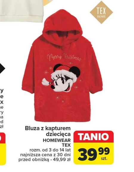 Bluza z kapturem dziecięca TEX