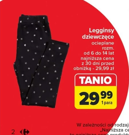 Legginsy dziewczęce