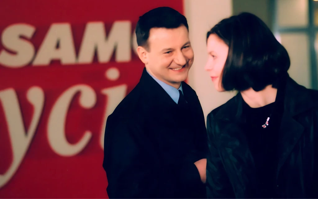 Robert Więckiewicz i Magdalena Kumorek w "Samym życiu" (2003 r.)