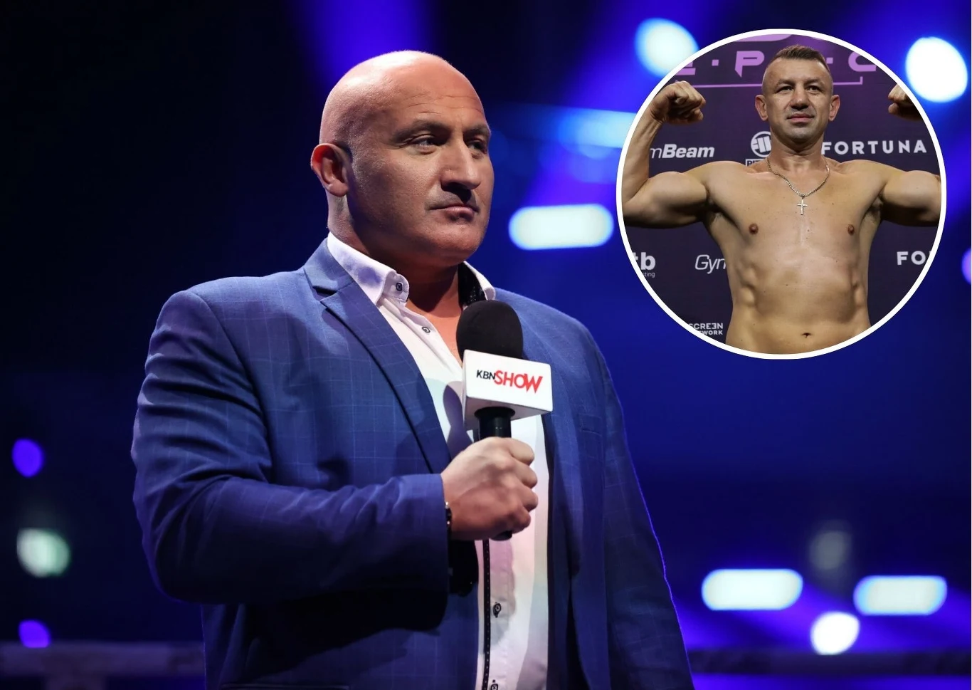 Marcin Najman i Tomasz Adamek (na małym zdjęciu) Marcin Najman i Tomasz Adamek (na małym zdjęciu)