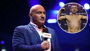 Marcin Najman i Tomasz Adamek (na małym zdjęciu)