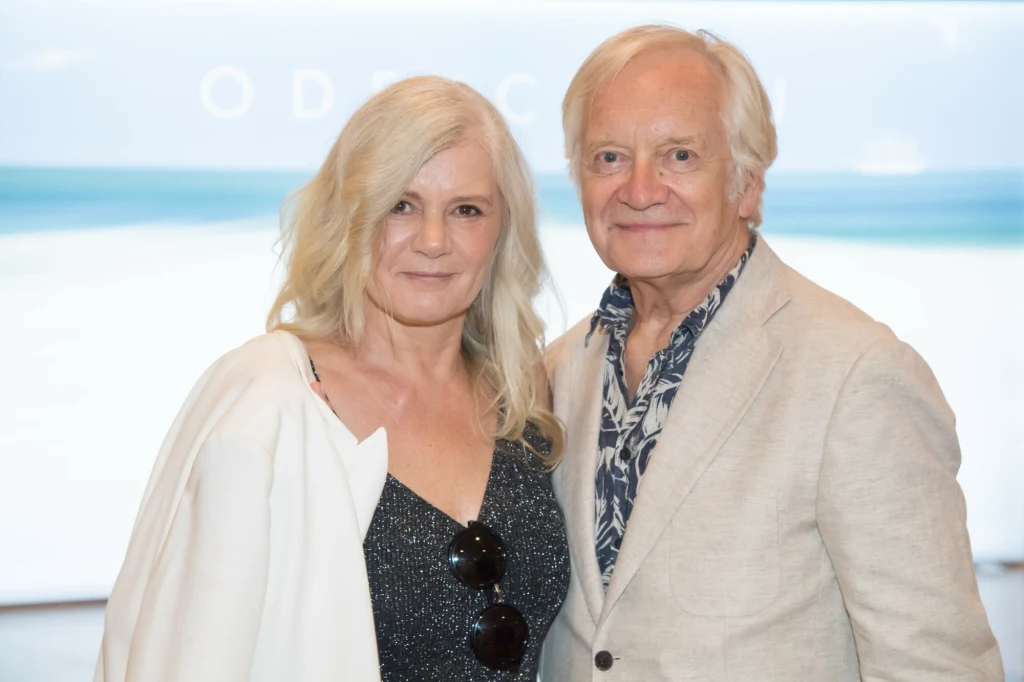 Andrzej Seweryn z żoną