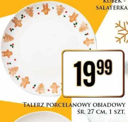 Talerz porcelanowy