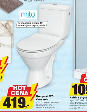 Kompakt wc Mito niska cena