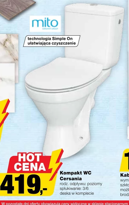 Kompakt wc Mito