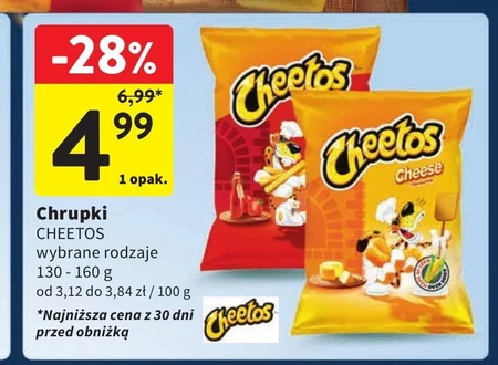 Cheetos Chrupki kukurydziane orzechowe 140 g