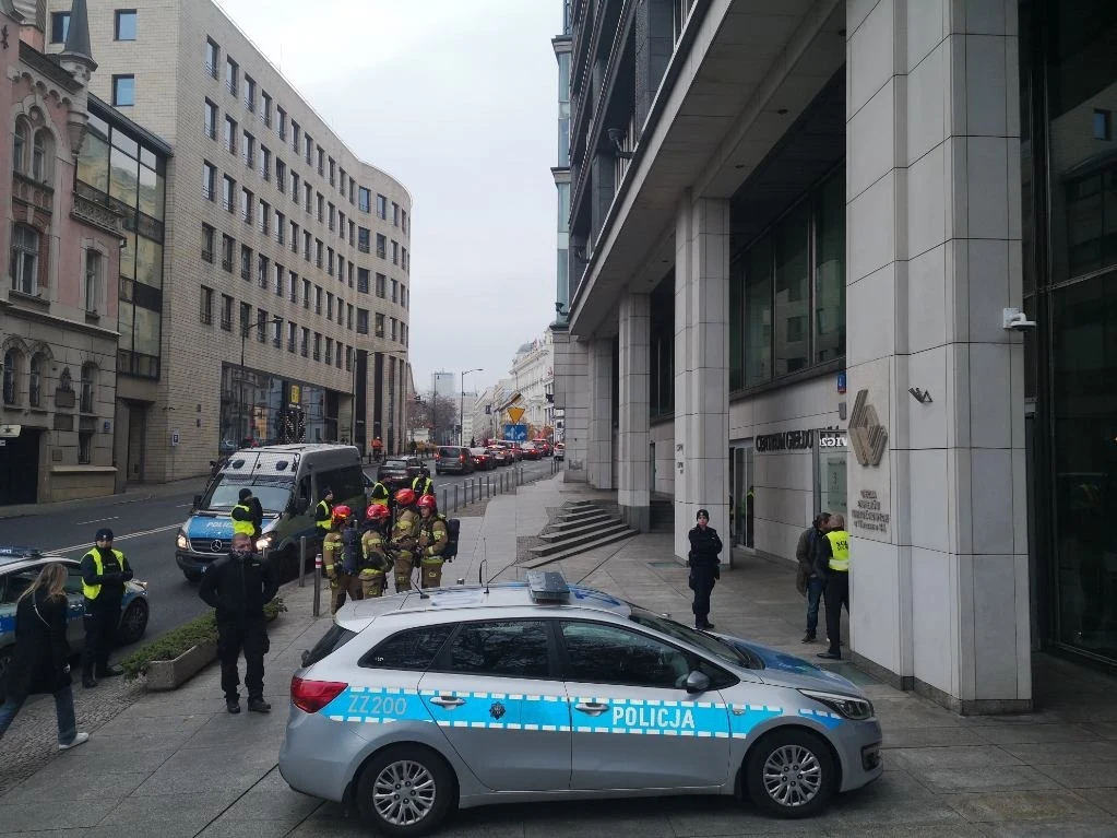 Ewakuowano budynek GPW w Warszawie