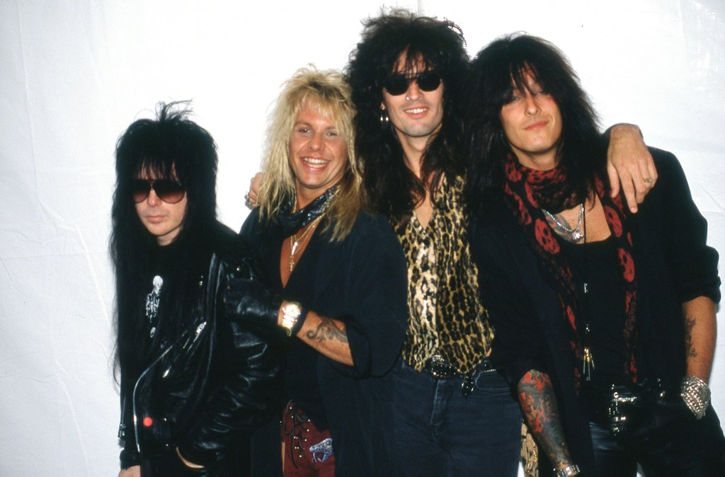 Mötley Crüe w Nowym Jorku na gali MTV VMA 1989