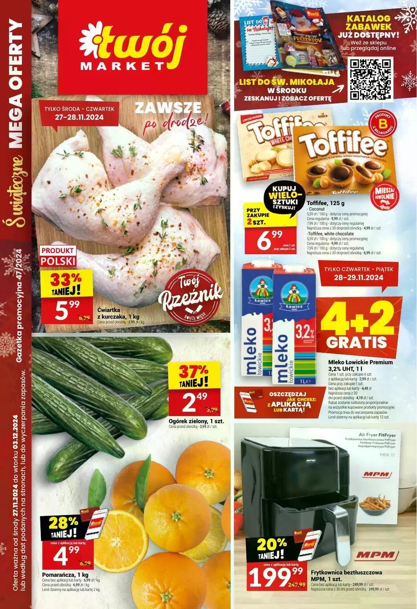 Gazetka: Świąteczne mega oferty! - Twój Market - strona 1