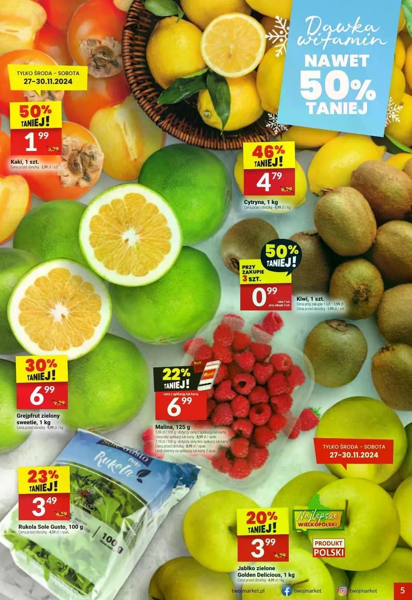 Gazetka: Świąteczne mega oferty! - Twój Market - strona 5