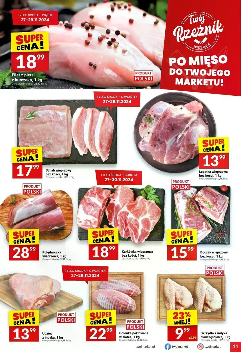 Gazetka: Świąteczne mega oferty! - Twój Market - strona 11