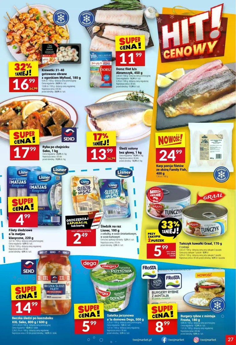 Gazetka: Świąteczne mega oferty! - Twój Market - strona 27