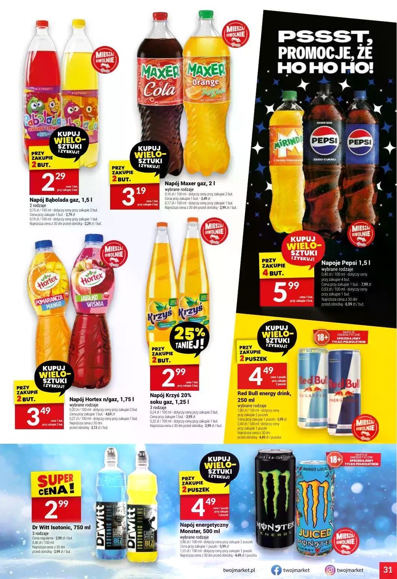 Gazetka: Świąteczne mega oferty! - Twój Market - strona 31