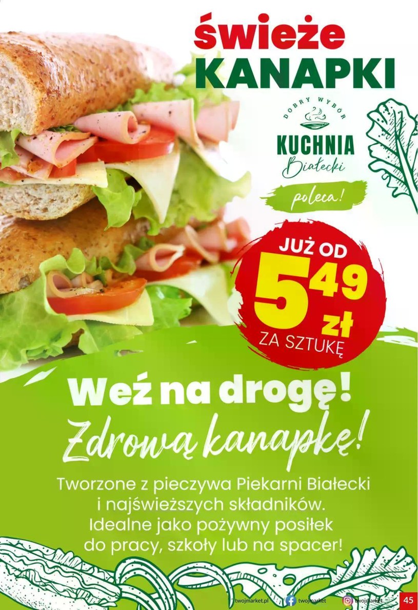 Gazetka: Świąteczne mega oferty! - Twój Market - strona 45