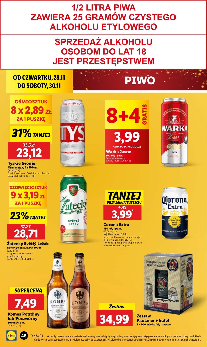 Gazetka: Black Week pełen oszczędności - Lidl" - strona 46