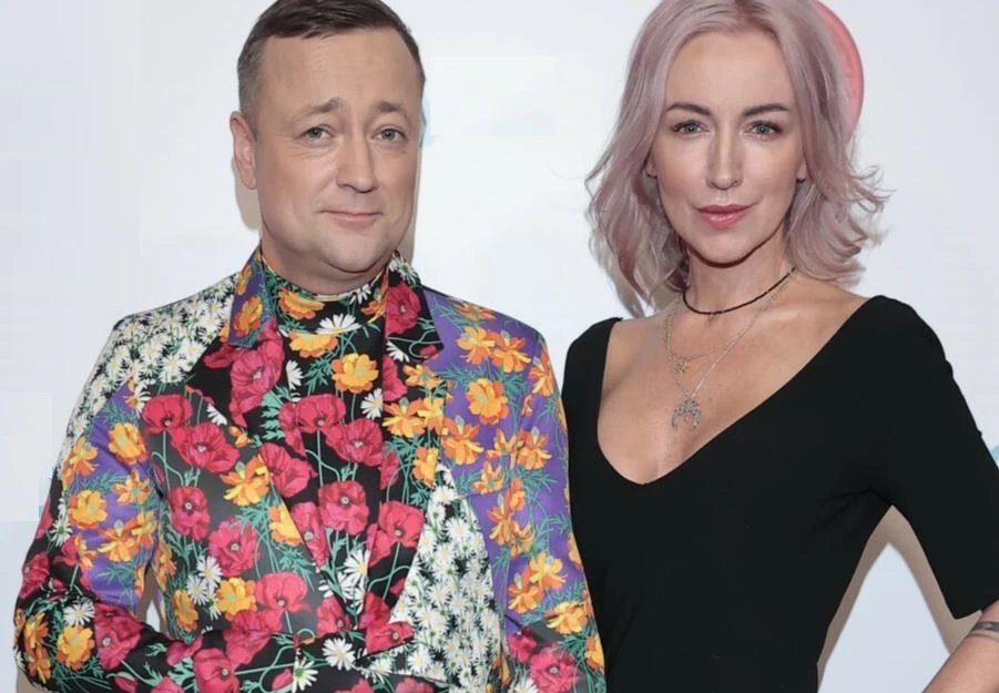 Czesław Mozil z żoną Dorotą