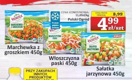 Mrożone warzywa Hortex