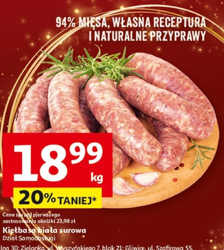 Kiełbasa biała SP