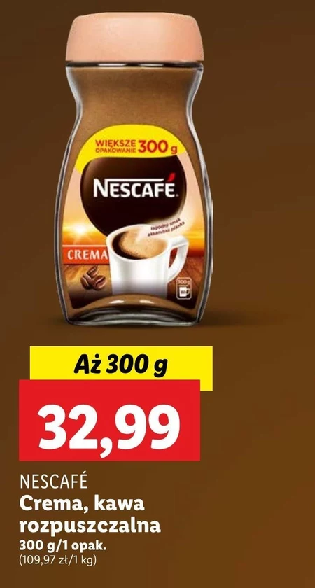 NESCAFÉ Crema Kawa rozpuszczalna 300 g