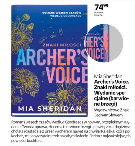 Archer's Voice. Znaki miłości Mia Sheridan