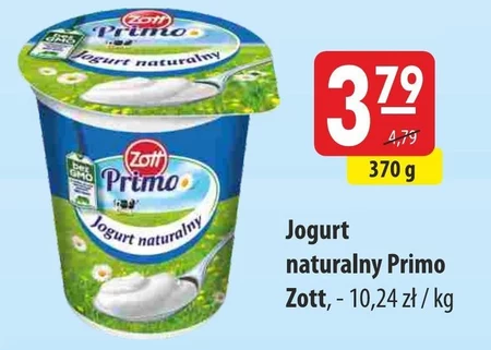 Zott Primo Jogurt naturalny 370 g