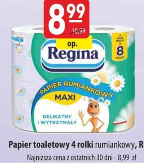 Regina Papier Rumiankowy 4 rolki niska cena