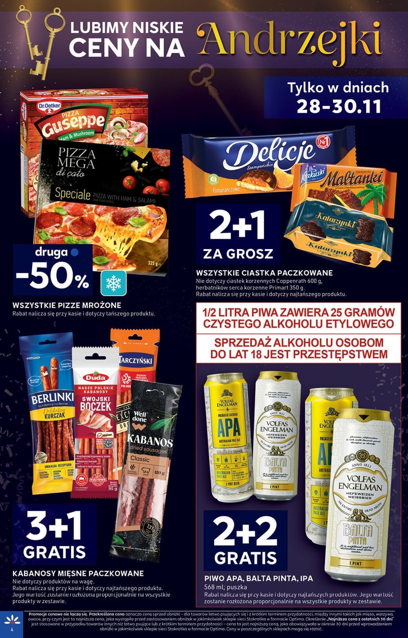 Gazetka: Twoje ulubione przekąski taniej o 60% - Stokrotka Optima - strona 4