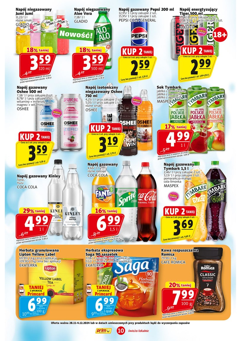 Gazetka: Black friday ze smakiem - Prim Market - strona 10